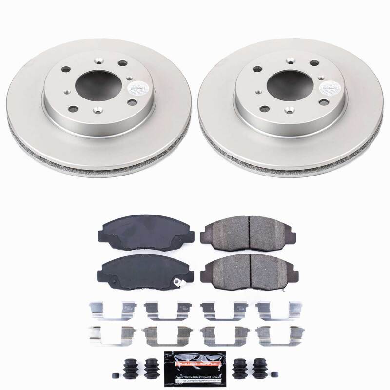 Power Stop 98-99 Acura CL Front Z23 Coated Brake Kit