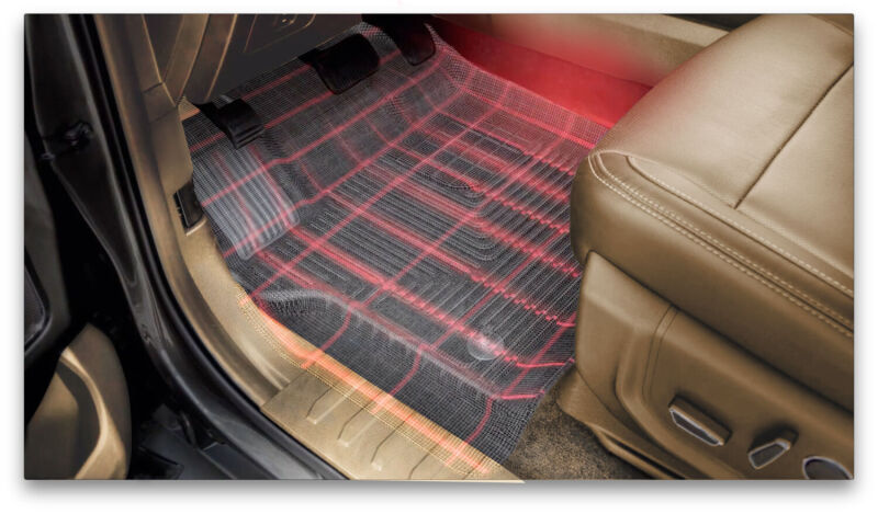 Husky Liners 2019+ Ford Ranger SuperCrew Cab Weatherbeater Black Front &amp; 2nd Seat Floor Liners