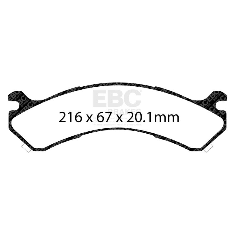 EBC 01-05 Chevrolet Silverado 3500 (2WD) Greenstuff Rear Brake Pads