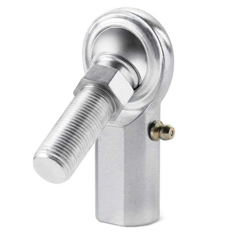 QA1 C Series 2-Pc Rod End - Female/Right Hand - .625in Bore x 5/8-18 w/Stud & Zerk - Carbon Steel
