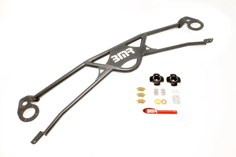 BMR Front 4-Point Strut Tower Brace – Black Hammertone | 2010-2015 5th Gen Chevrolet Camaro