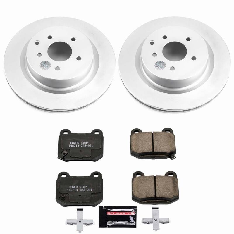 Power Stop 03-04 Infiniti G35 Rear Z23 Coated Brake Kit