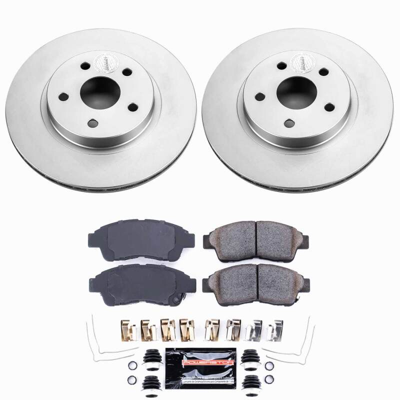 Power Stop 96-03 Toyota RAV4 Front Z23 Coated Brake Kit