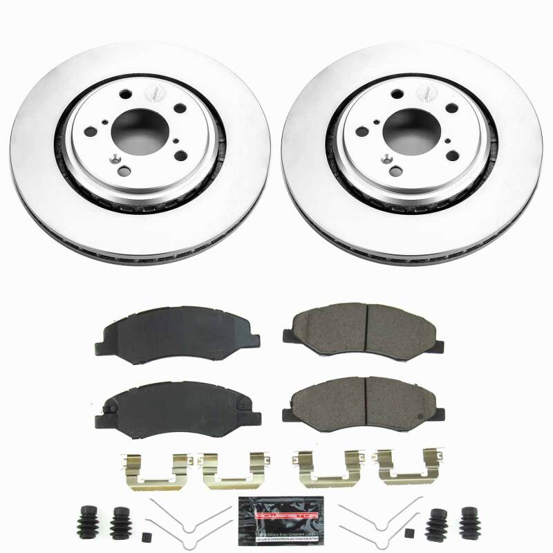 Power Stop 18-25 Honda Odyssey Front Z23 Coated Brake Kit