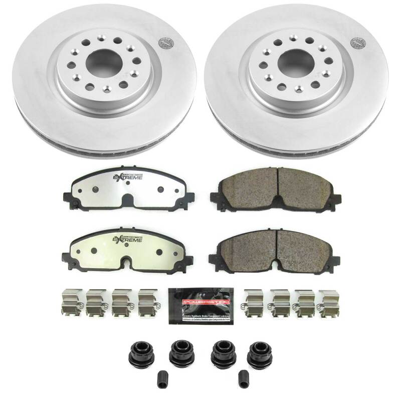 Power Stop 2020 Buick Enclave Front Z36 Coated Truck & Tow Brake Kit