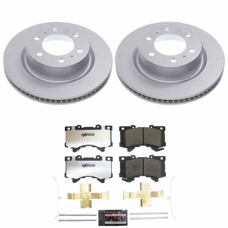 Power Stop 24-25 Toyota Tacoma Front Z36 Coated Truck & Tow Brake Kit