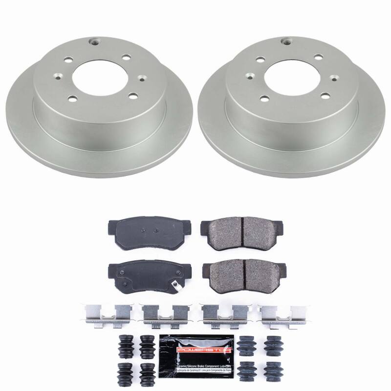 Power Stop 99-05 Hyundai Sonata Rear Z23 Coated Brake Kit