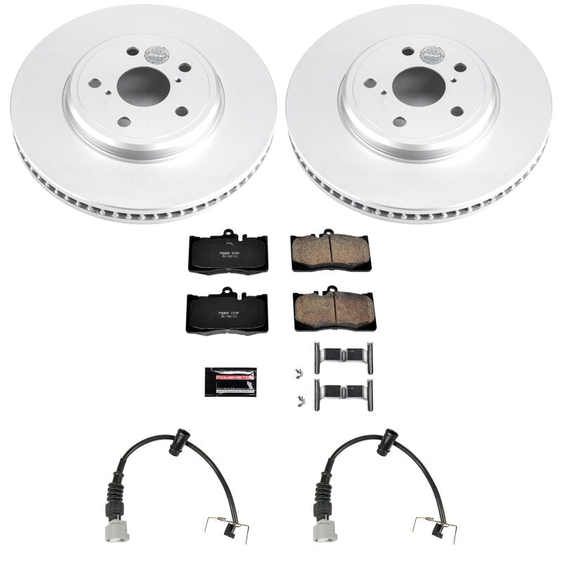 Power Stop 01-06 Lexus LS430 Front Z23 Coated Brake Kit