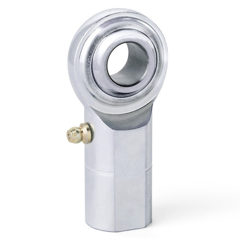 QA1 C Series 2-Pc Rod End - Female/Right Hand - 12mm Bore x M12x1.75 w/Zerk - Carbon Steel