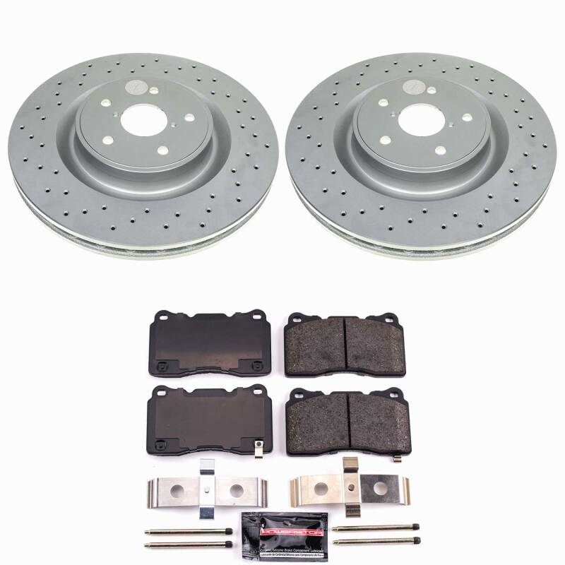 Power Stop 2021 Subaru WRX Front Z23 Coated Brake Kit