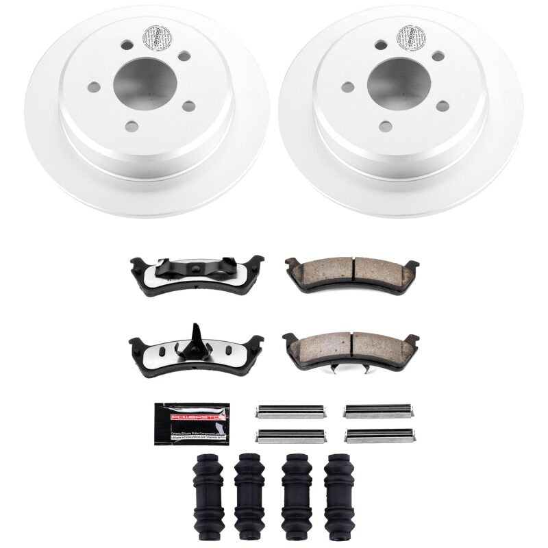 Power Stop 95-01 Ford Explorer Rear Z36 Coated Truck & Tow Brake Kit