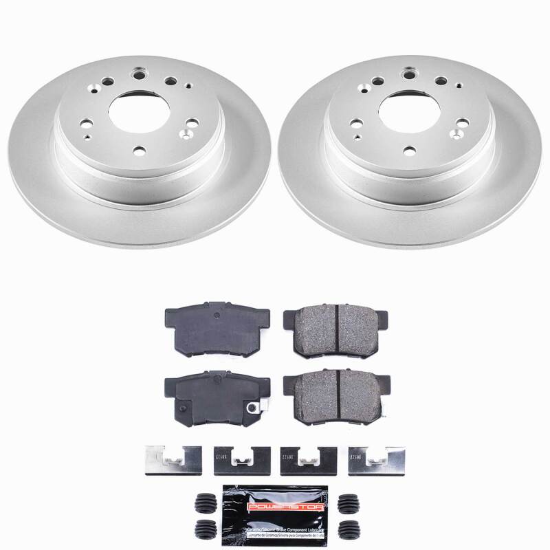 Power Stop 99-03 Acura TL Rear Z23 Coated Brake Kit
