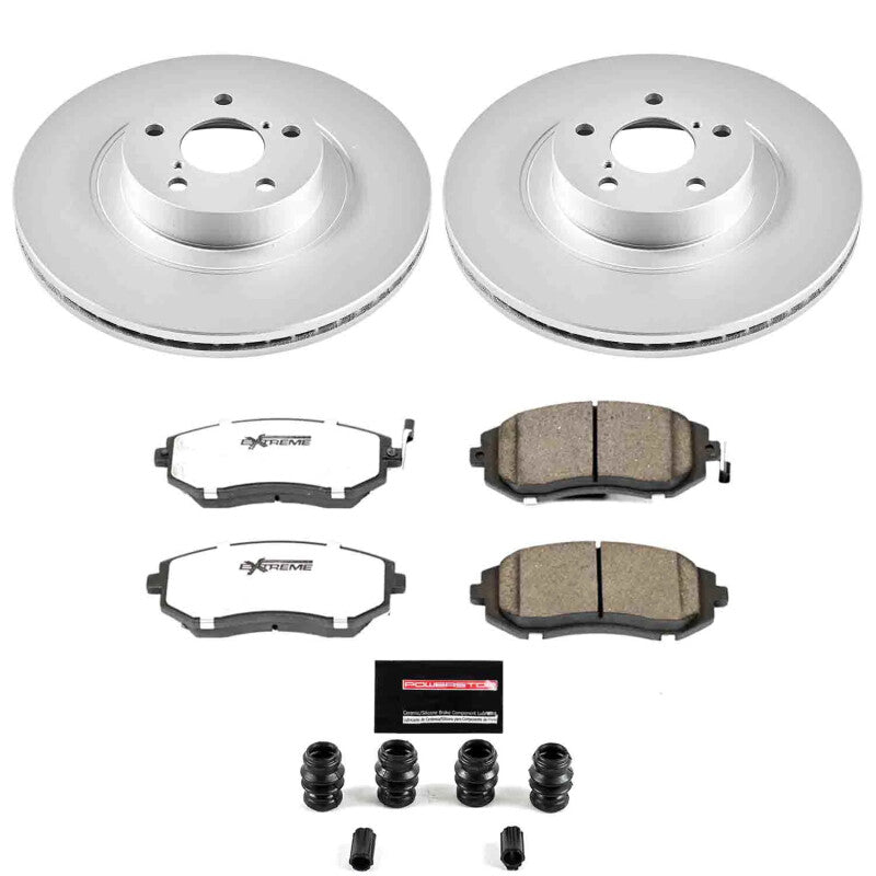 Power Stop 04-06 Subaru Baja Front Z26 Coated Brake Kit