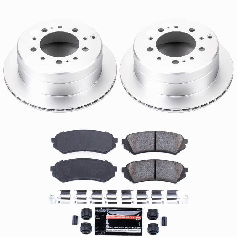 Power Stop 98-07 Lexus LX470 Rear Z23 Coated Brake Kit