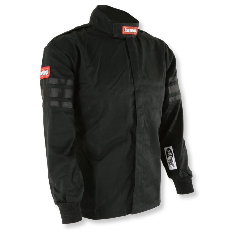 RaceQuip Black Trim SFI-1 JR. Jacket - Kids Medium