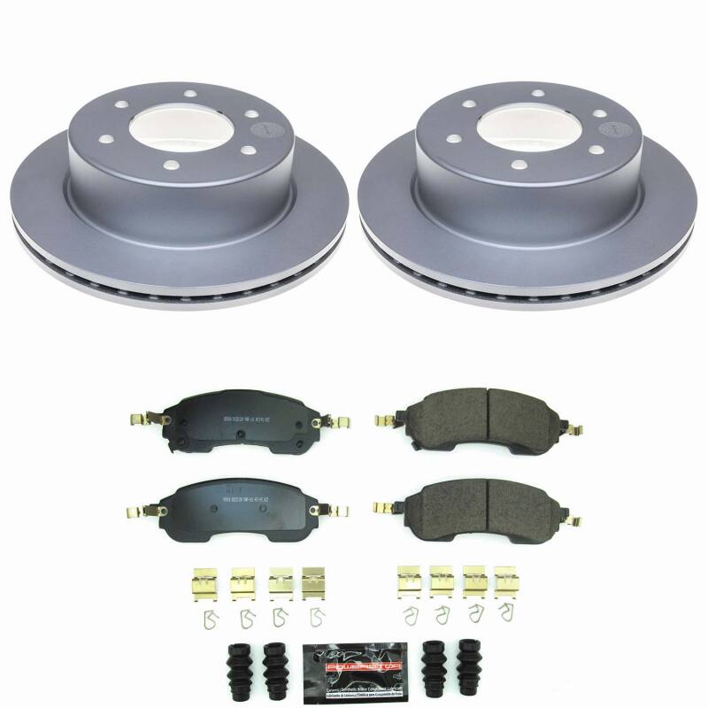 Power Stop 21-25 Ford Bronco Rear Z23 Coated Brake Kit
