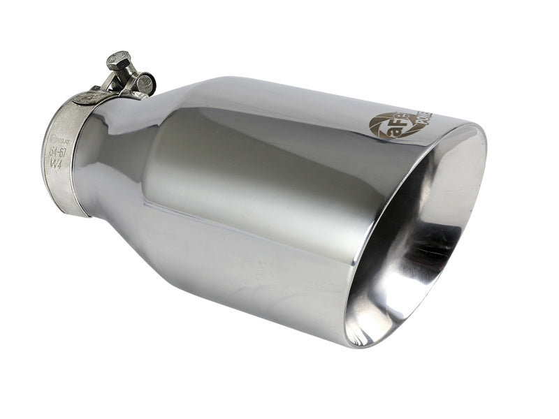 afe MACH Force-Xp Universal Exhaust Tip 2-1/2 IN Inlet x 4-1/2 IN Outlet x 9 IN L