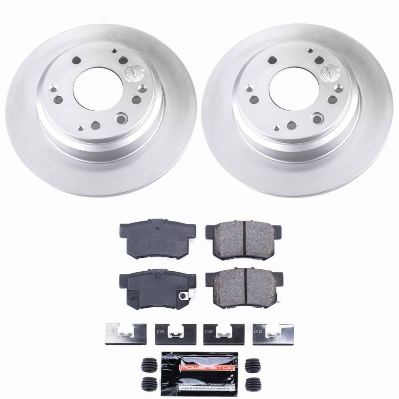 Power Stop 91-95 Acura Legend Rear Z23 Coated Brake Kit