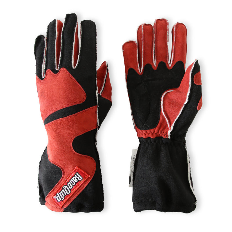 RaceQuip SFI-5 Red/Black Large Outseam w/ Closure Glove