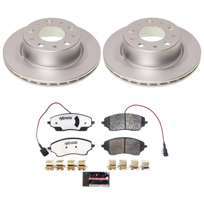 Power Stop 22-25 Ram ProMaster 1500 Rear Z36 Coated Truck & Tow Brake Kit