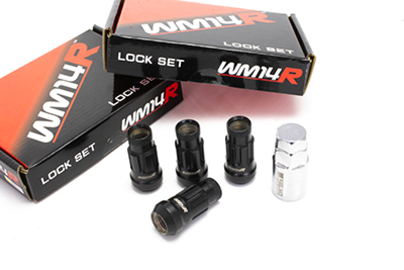 Wheel Mate WM14R 14x1.50 Wheel Locks - Black | Set of 4