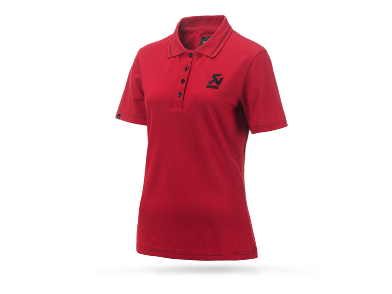 Akrapovic Corpo Polo Red Womens - M