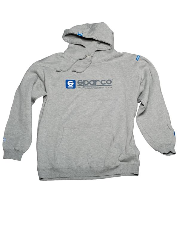 Sparco Swtshrt Hooded charcoal Grey Lrg
