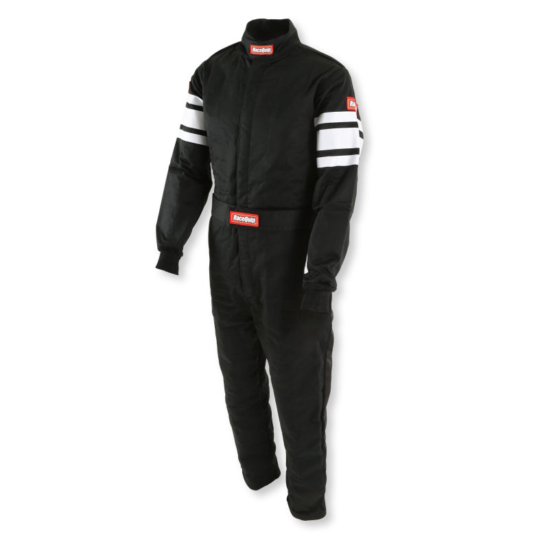 RaceQuip Black SFI-5 Suit - Medium Tall