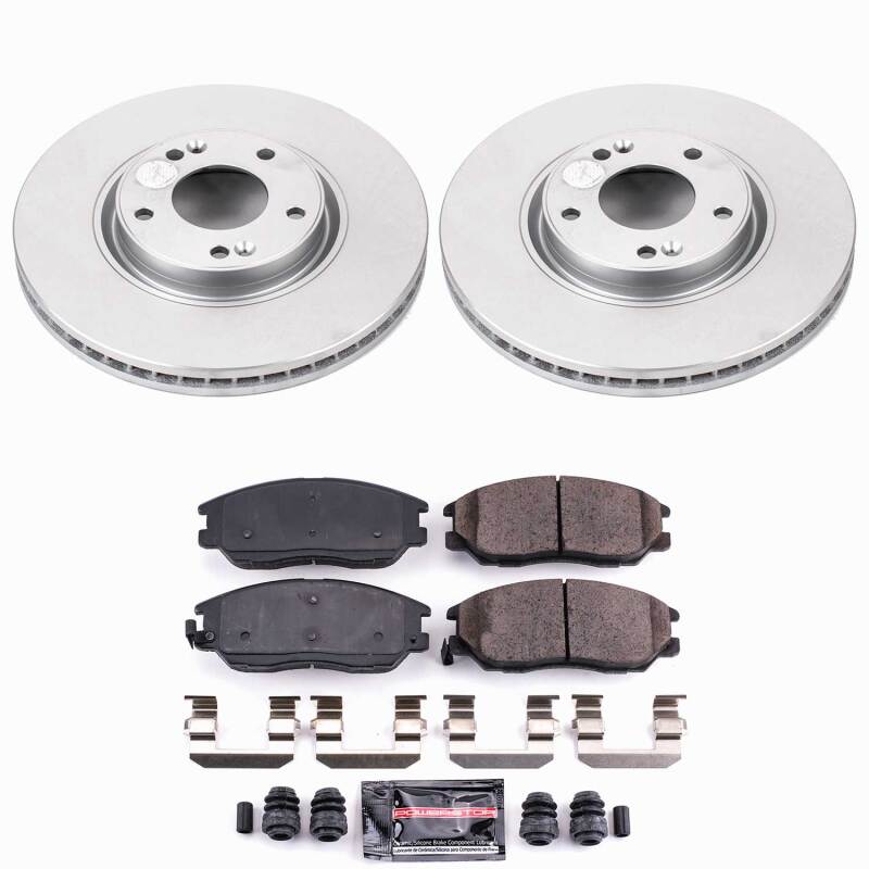 Power Stop 03-05 Hyundai XG350 Front Z23 Coated Brake Kit