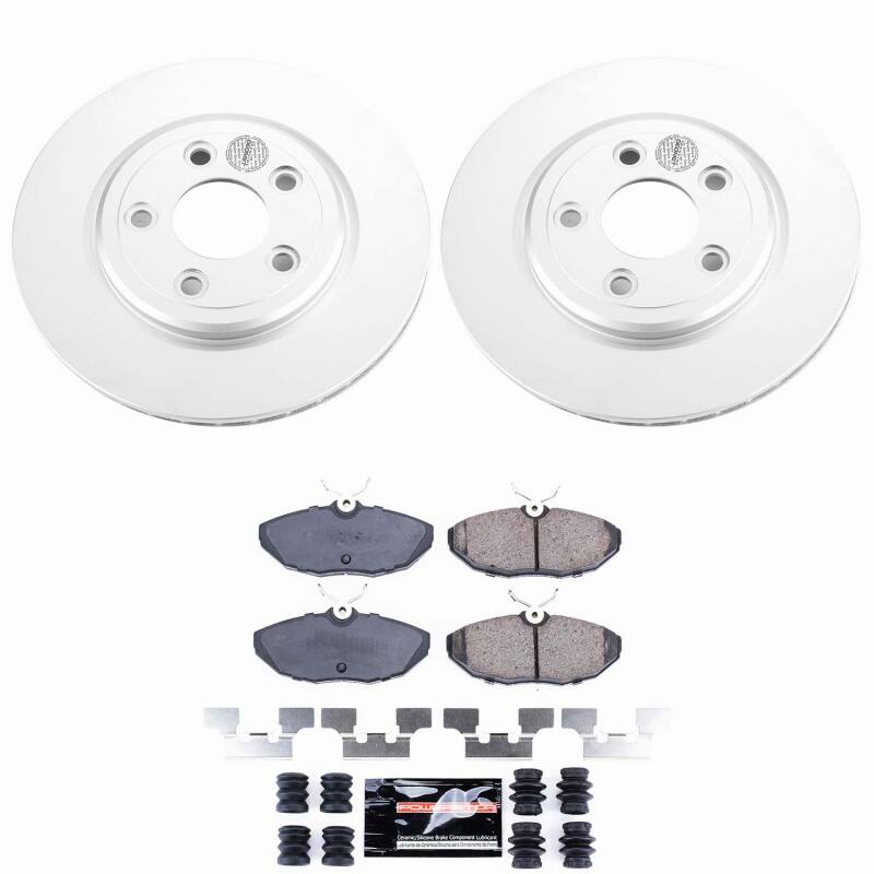Power Stop 02-05 Ford Thunderbird Rear Z23 Coated Brake Kit