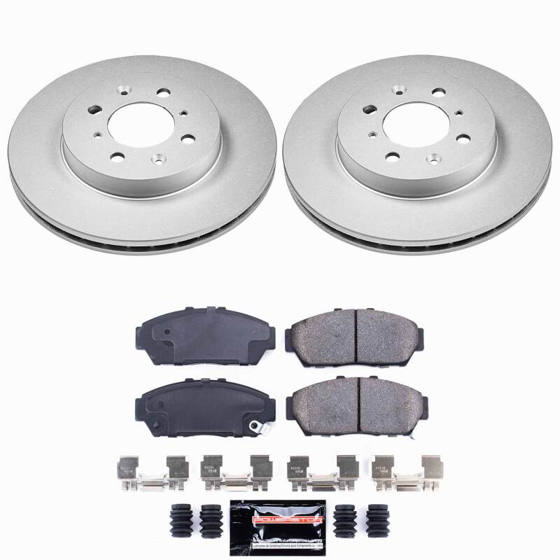 Power Stop 94-01 Acura Integra Front Z23 Coated Brake Kit