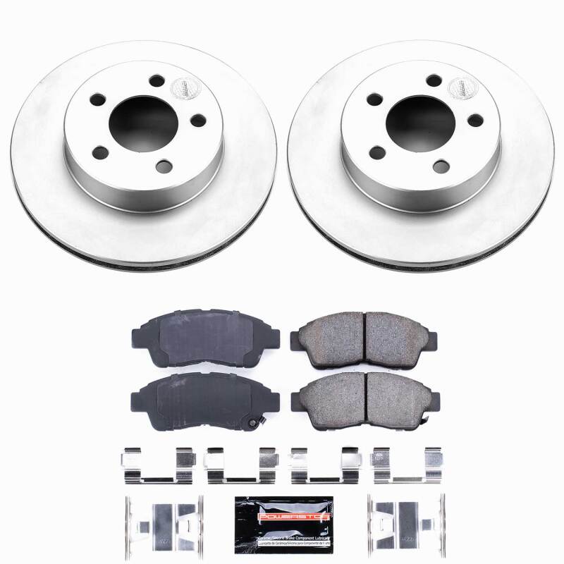Power Stop 95-01 Ford Explorer Front Z23 Coated Brake Kit