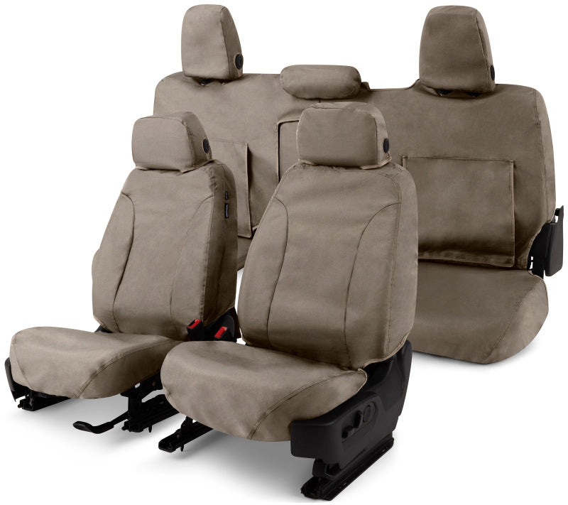 Covercraft 19-24 Chevrolet Silverado Waterproof Polyester SeatSaverSecond Row Seat Covers - Taupe