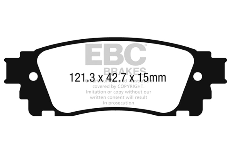 EBC 2017+ Toyota C-HR 2.0L Yellowstuff Rear Brake Pads