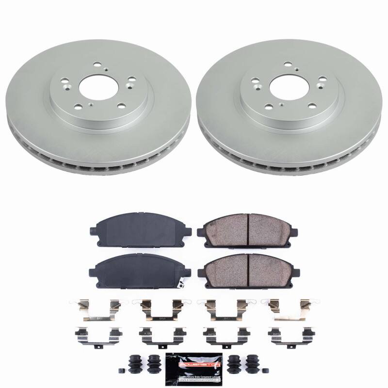 Power Stop 03-06 Acura MDX Front Z23 Coated Brake Kit