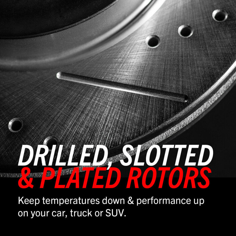 Power Stop 2026 Ford F-550 Super Duty Rear Drilled & Slotted Rotor - Pair