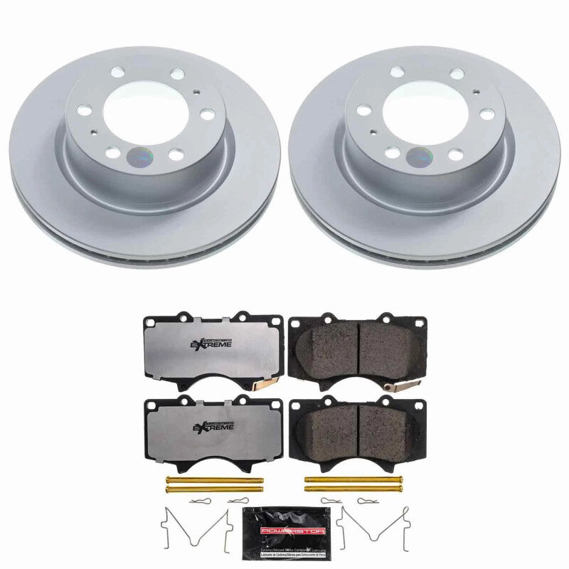 Power Stop 24-25 Toyota Tacoma Front Z36 Coated Truck & Tow Brake Kit