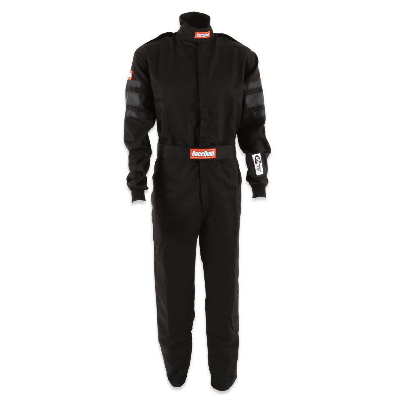 RaceQuip Black SFI-1 1-L Suit - 3XL