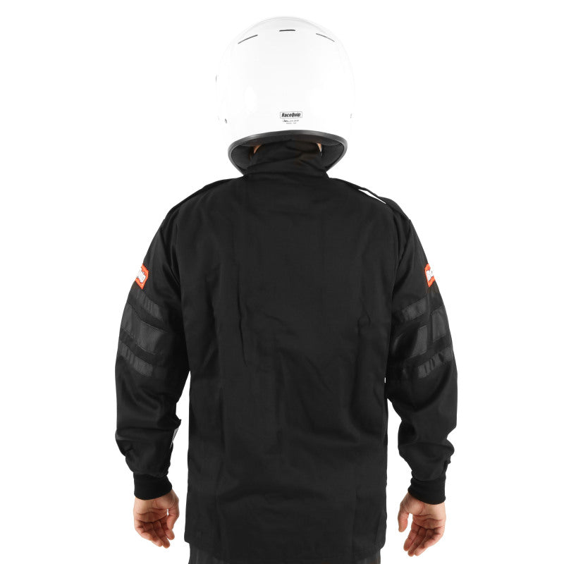 RaceQuip Black SFI-1 1-L Jacket - 4XL
