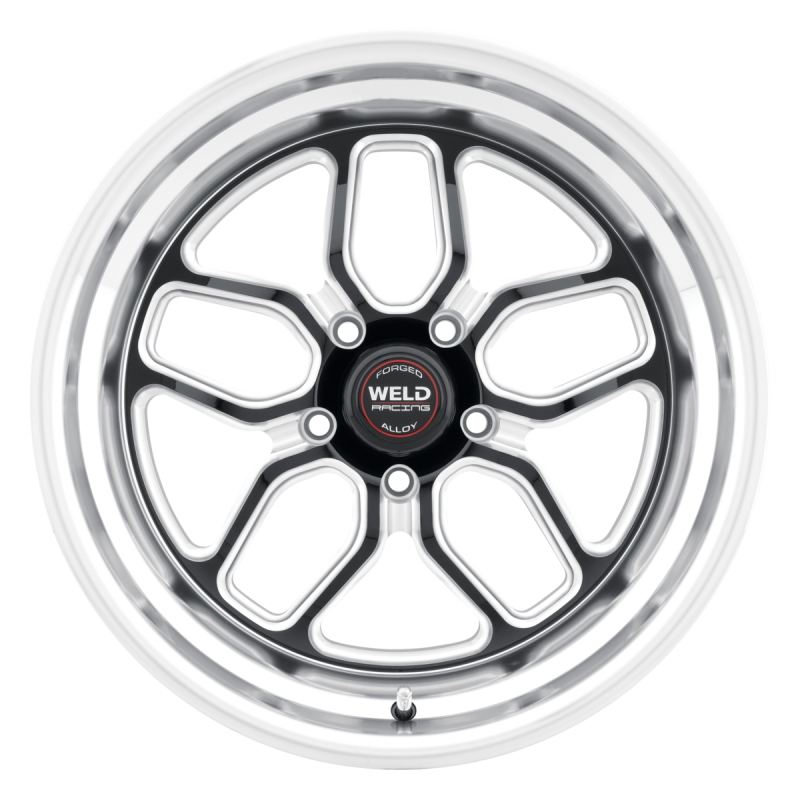 Weld Racing 18x11 Laguna 5x120.65 ET43 BS7.69 Gloss BLK MIL DIA 72.56