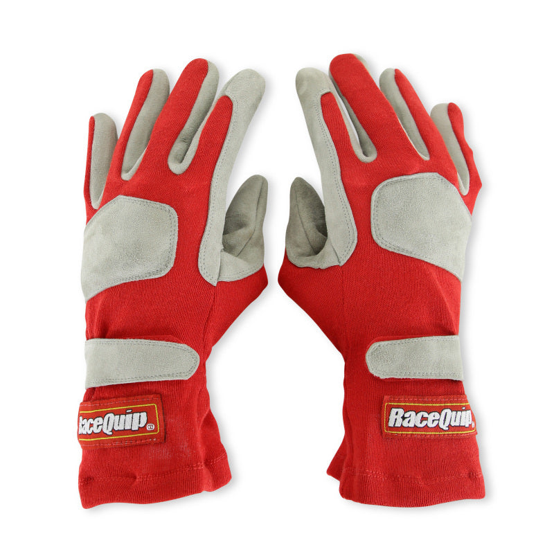 RaceQuip Red 1-Layer SFI-1 Glove - Medium