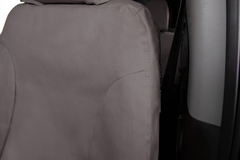Covercraft 19-20 Ford F150 Polycotton SeatSaver Custom Front Row Seat Covers - Misty Grey