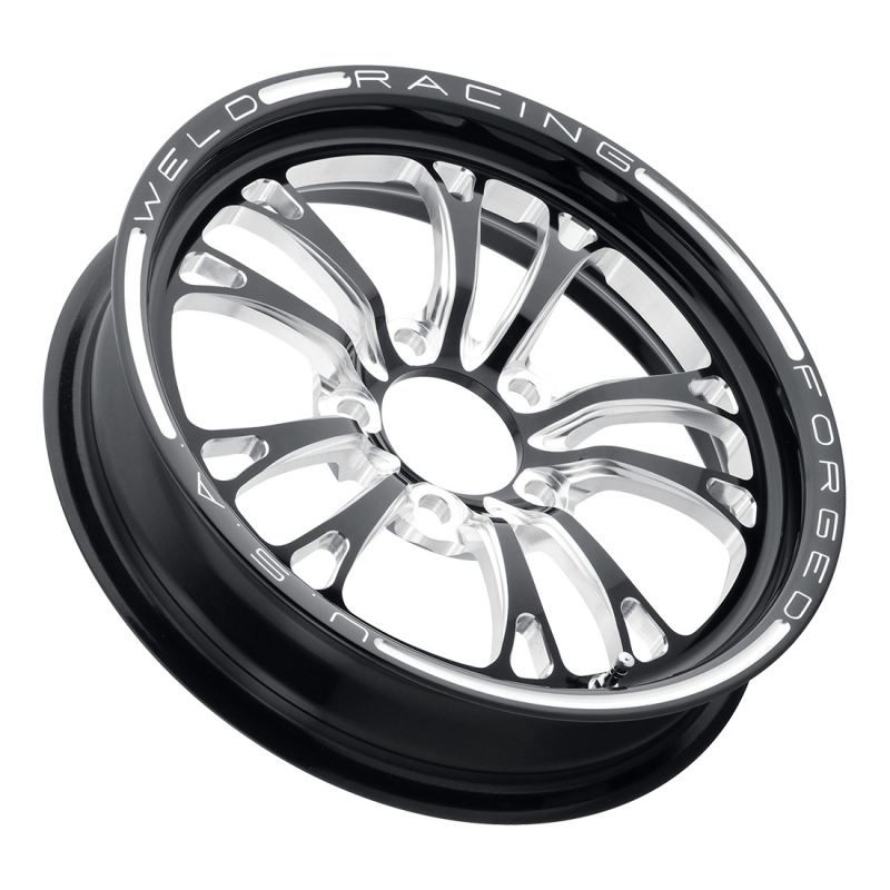 Weld V-Series Frontrunner 15x3.5 / 5x4.5 / 1.75 BS / 3.18 HB - Gloss Black Milled - Non-BL Wheel