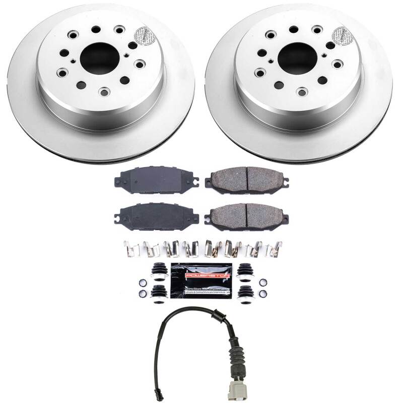 Power Stop 95-00 Lexus LS400 Rear Z23 Coated Brake Kit