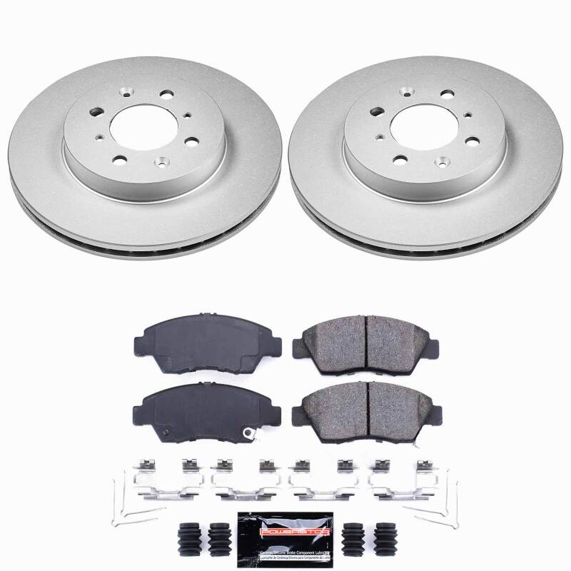 Power Stop 03-05 Honda Civic Front Z23 Coated Brake Kit