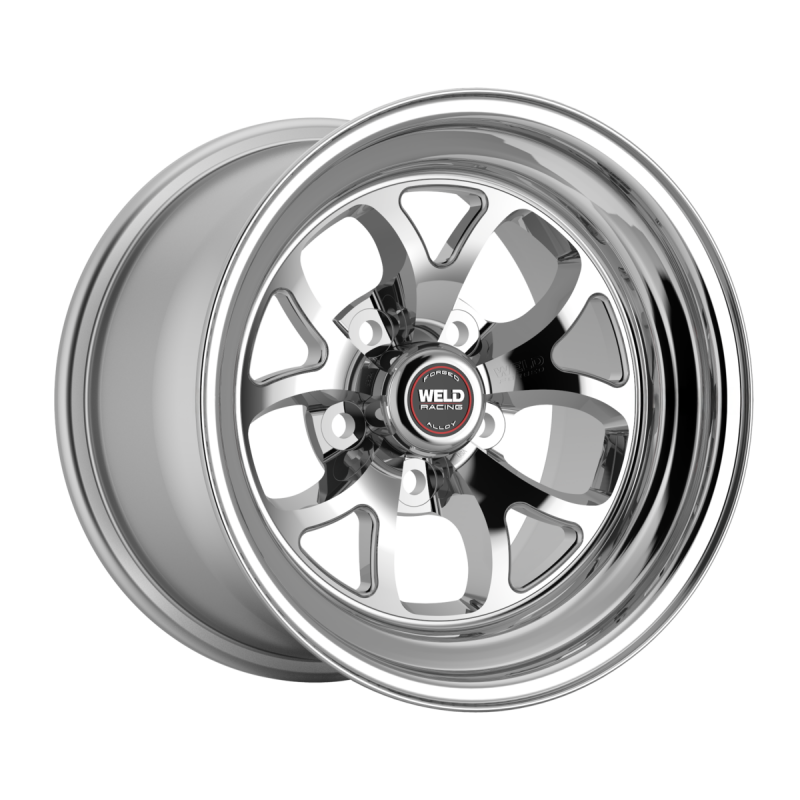 Weld S76 15x4 / 5x114.3 / 1.5 BS / 3.18 HB - Polished Center - Polished Shell - Non-BL Wheel