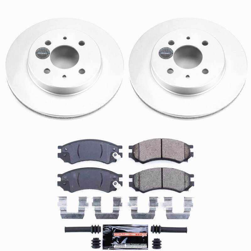 Power Stop 91-92 Saturn SC Front Z23 Coated Brake Kit