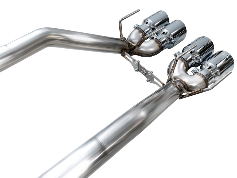 AWE Tuning 05-07 C6 Chevrolet Corvette 6.0L Track Edition Axleback Exhaust w/ Chrome Silver Tips