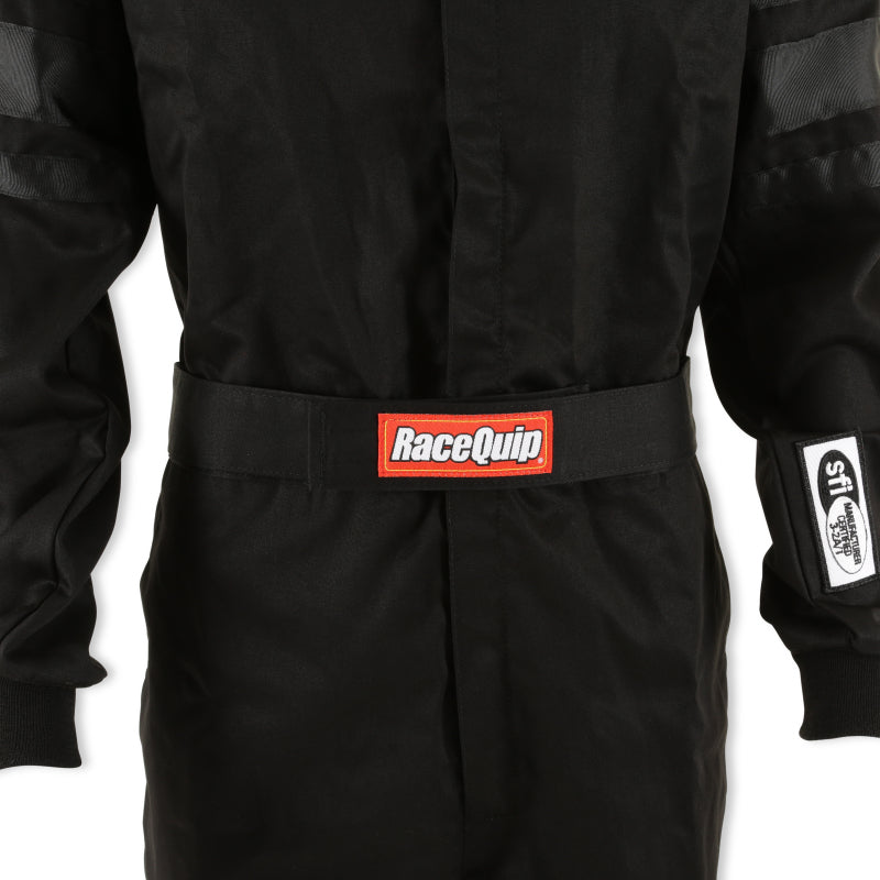 RaceQuip Black SFI-1 1-L Suit - Small