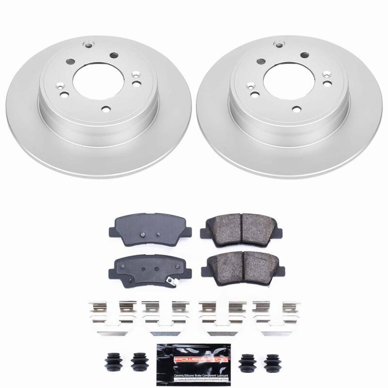 Power Stop 12-17 Hyundai Azera Rear Z23 Coated Brake Kit
